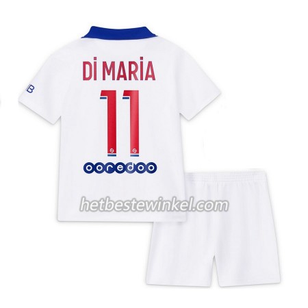 Paris Saint Germain Di Maria 11 Voetbaltenues Kind Uit 2020/21 - SS (+ Korte broeken)